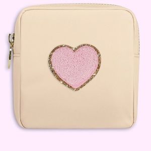 Sand ‘Heart’ Mini Pouch